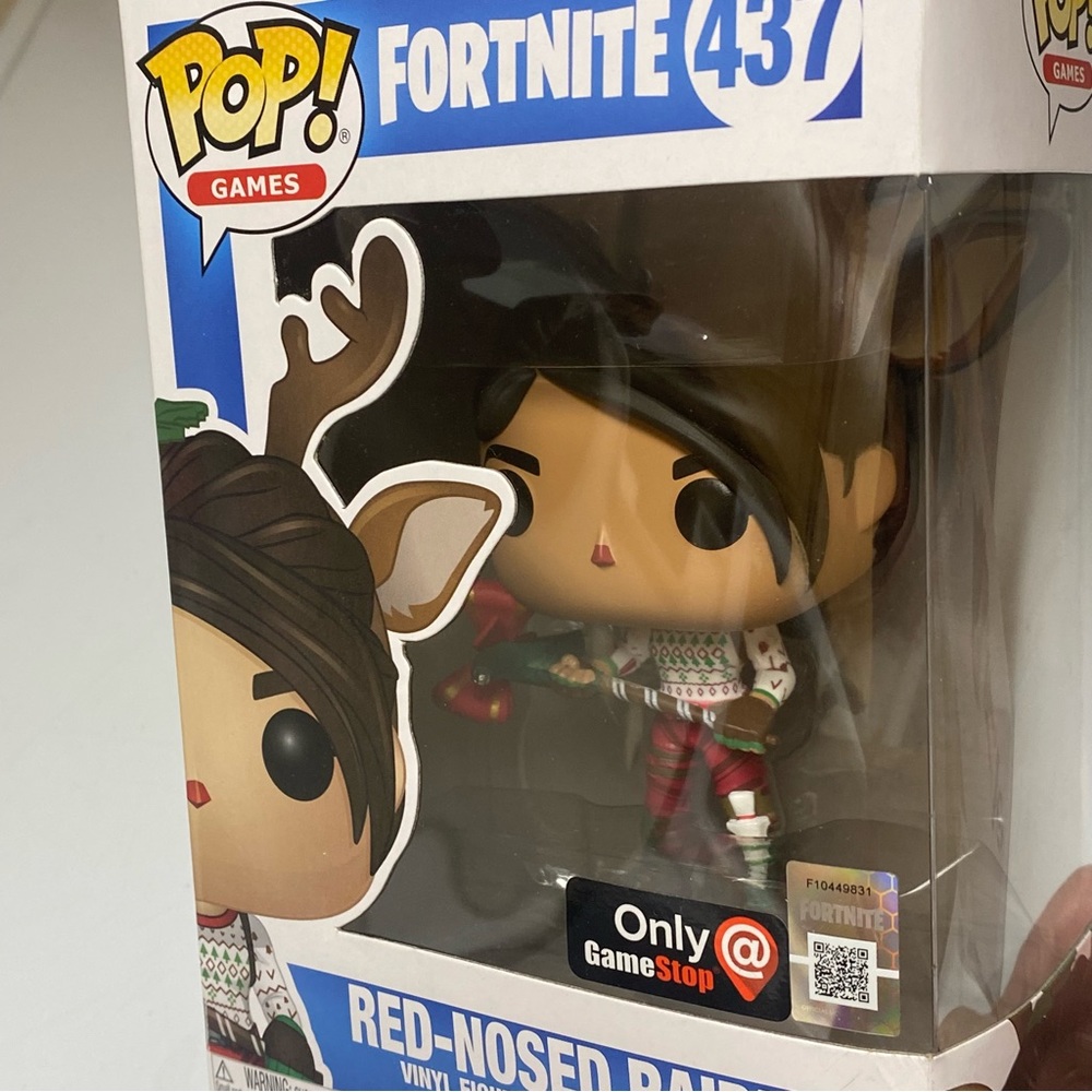 Funko Pop Games: Fortnite- Red-Nosed Raider 437 Collectible Figure, Multicolor